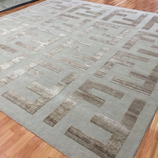 Ковер F ручной работы шерсть + bamboo silk Индия