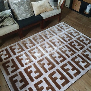 Ковер ручной работы FENDI-V02V04 cream-beige