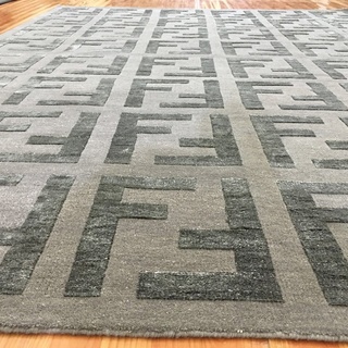 Ковер F ручной работы шерсть + bamboo silk Индия